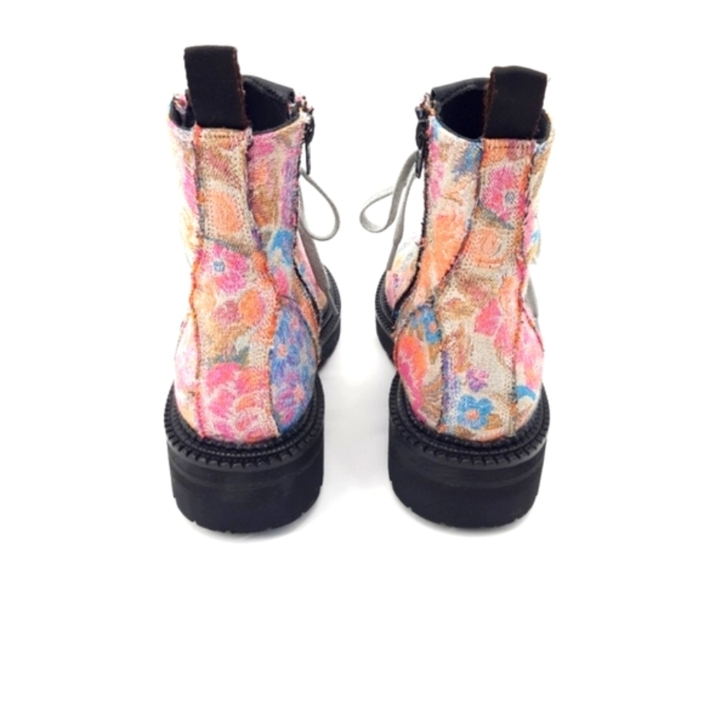 Charlotte Stone | Warren Brocade Boots in Multi Floral - Picture 5 of 11